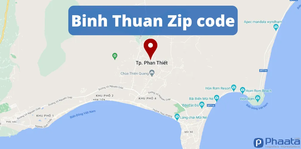 Mã ZIP Bình Thuận là gì? Danh bạ mã bưu điện Bình Thuận cập nhật mới và đầy đủ nhất
