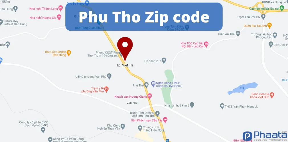 Mã ZIP Phú Thọ là gì? Danh bạ mã bưu điện Phú Thọ cập nhật mới và đầy đủ nhất